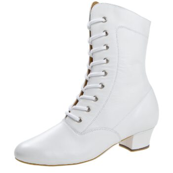 Damen  Gardestiefel : durchgehende Kunststoffsohle, 4 cm Absatz