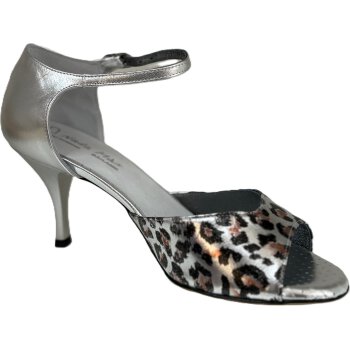 Nada Mas Modell Leo Argento Damen Tanzschuhe 7 cm