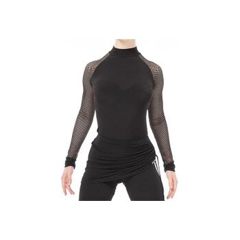 Dance Me Shirt mit Netzärmeln