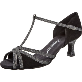 Diamant Modell 205 schwarz Velours/Glitter Abs. 5 cm