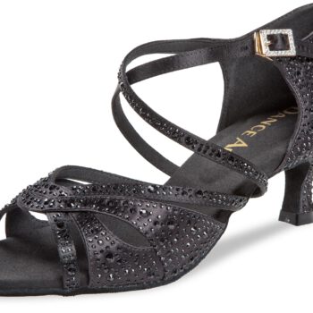 Dance Art Modell 229 Strass schwarz 5 cm